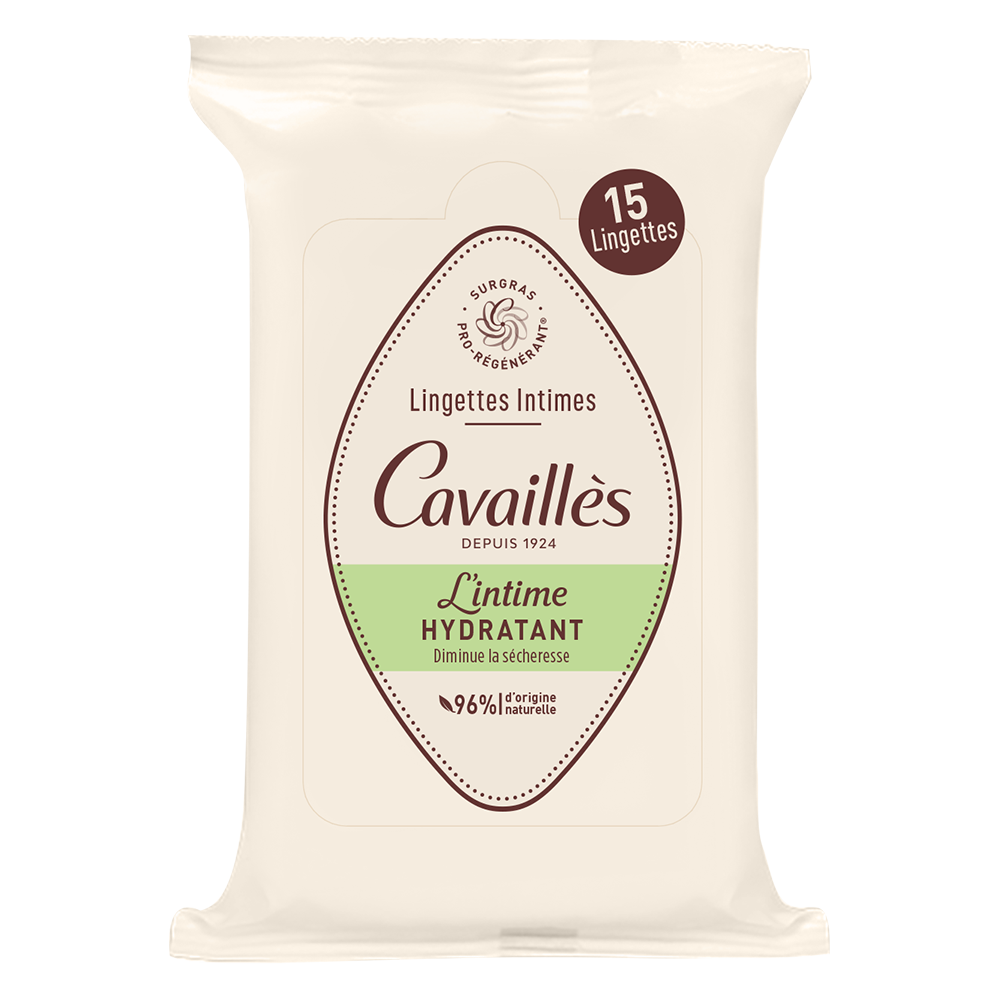 Lingettes Intimes <br><b>Hydratant</b>  Cavaillès