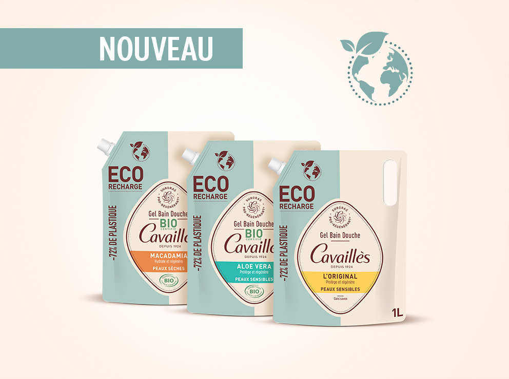 L'eco-rechargegel bain douche.