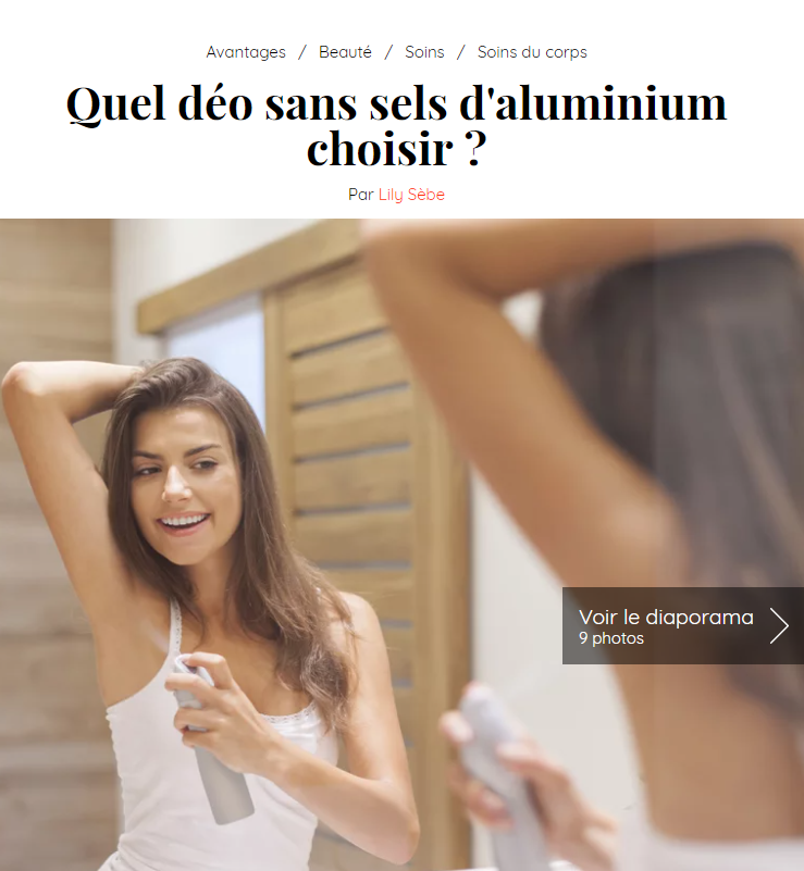 Quel déo sans sels d'aluminium choisir ?