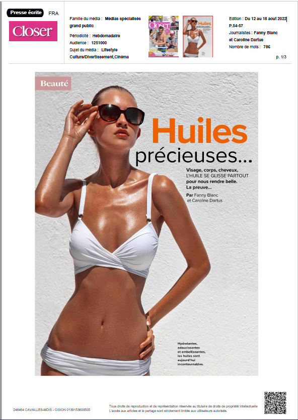 Huiles précieuses