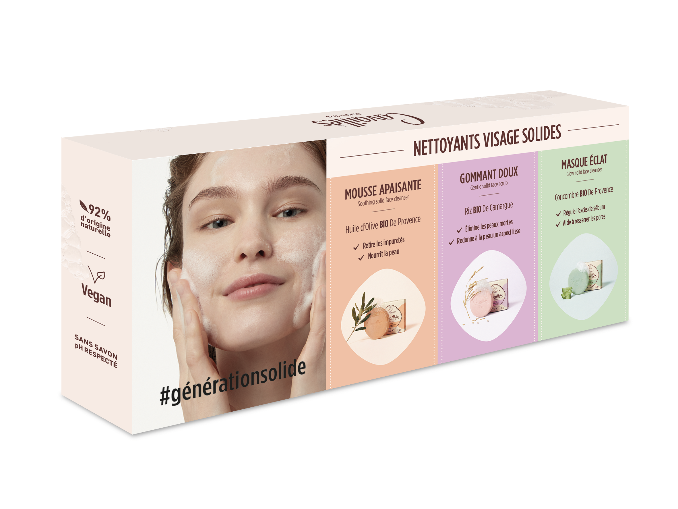 COFFRET MA ROUTINE <br><b> SOLIDE </b> VISAGE  Cavaillès