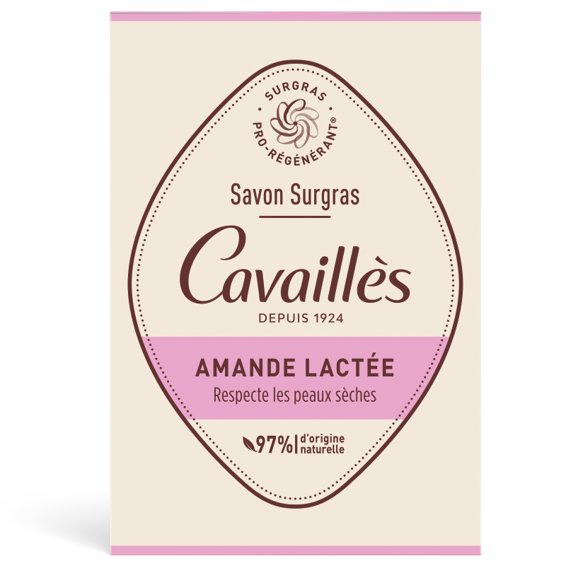 Savon Surgras <br><b> Amande Lactée </b>  Cavaillès