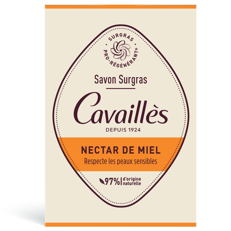Savon Surgras <br><b> Nectar de Miel </b>  Cavaillès
